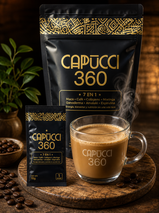 CAPUCCI 360 — ENERGÍA, BELLEZA Y BIENESTAR EN UNA SOLA TAZA