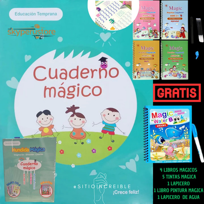 IX 4 CUADERNOS DE CALIGRAFÍA + LIBRO GALAXI